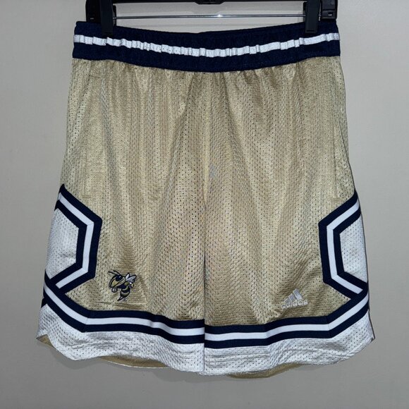 Adidas Georgia Tech Yellow Jackets Team Issue Swingman Basketball Shorts Mens M - Picture 2 of 9